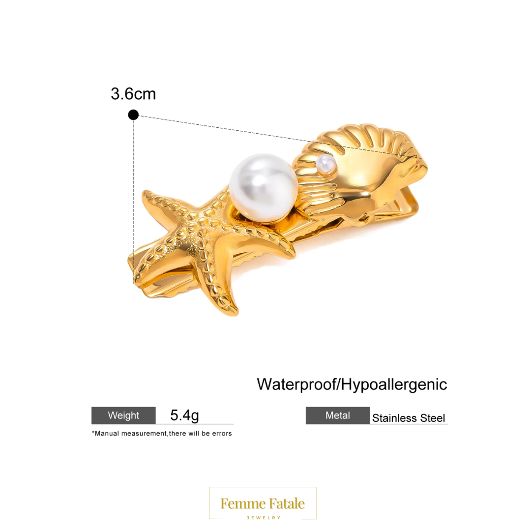 Sea Muse Hair Set Clip and Hairpin
