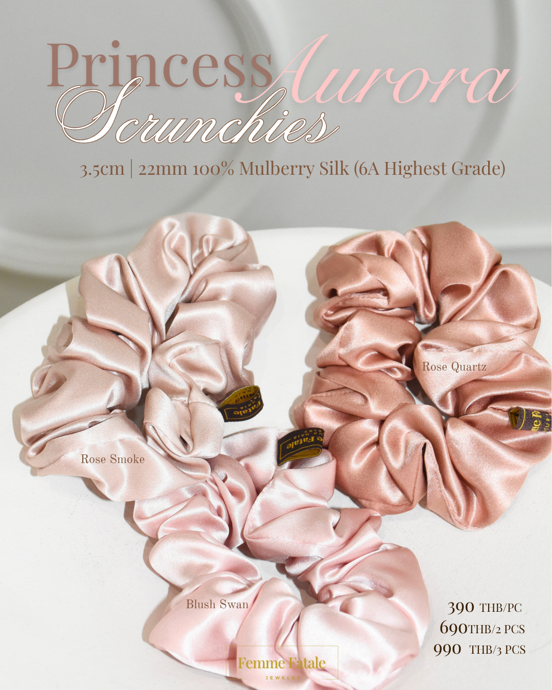 Princess Aurora Scrunchies