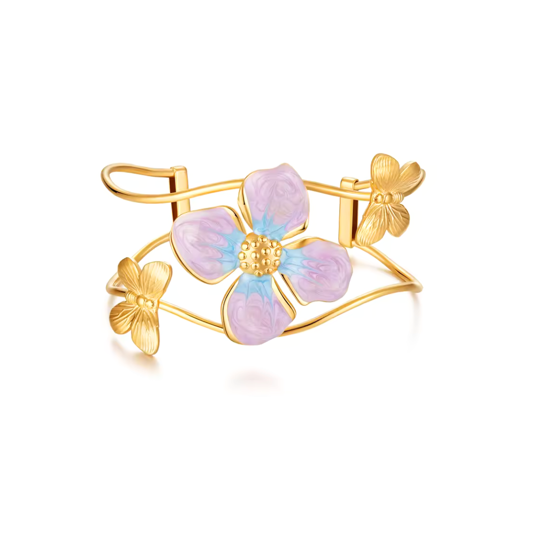 Fairy Orchid Botanica Bangle
