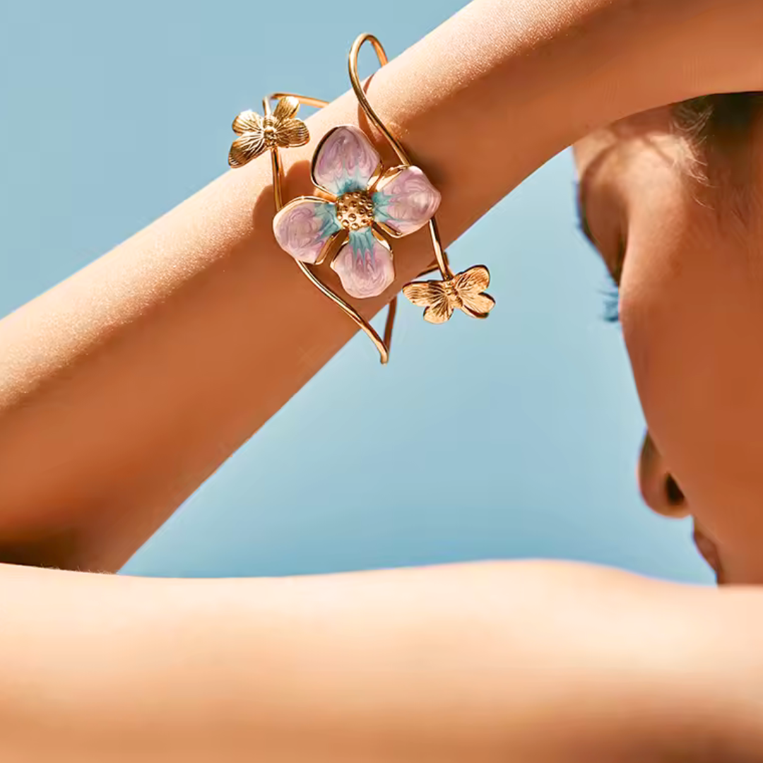 Fairy Orchid Botanica Bangle