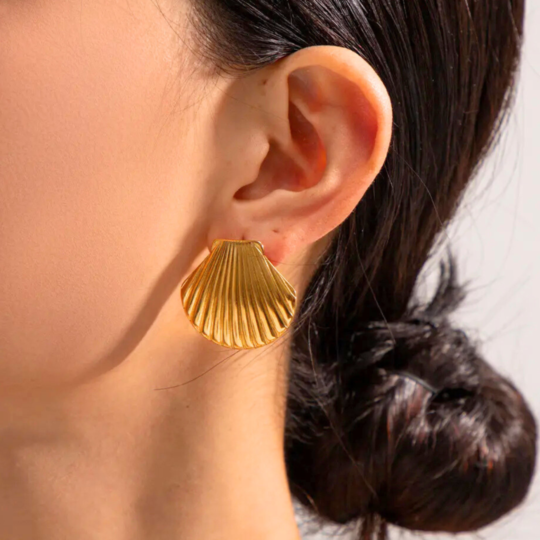 Seashell Stud Earrings