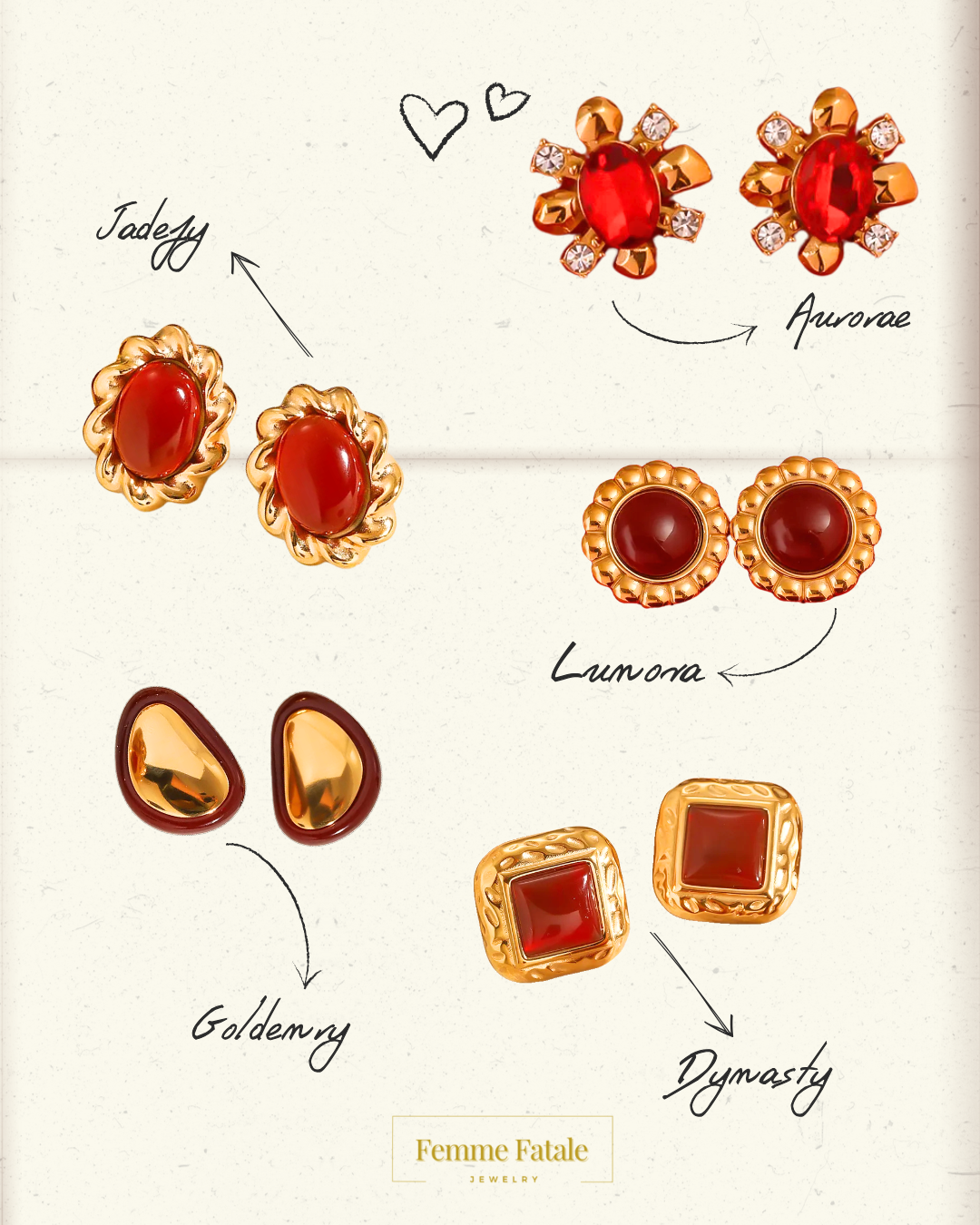 Goldenry earrings