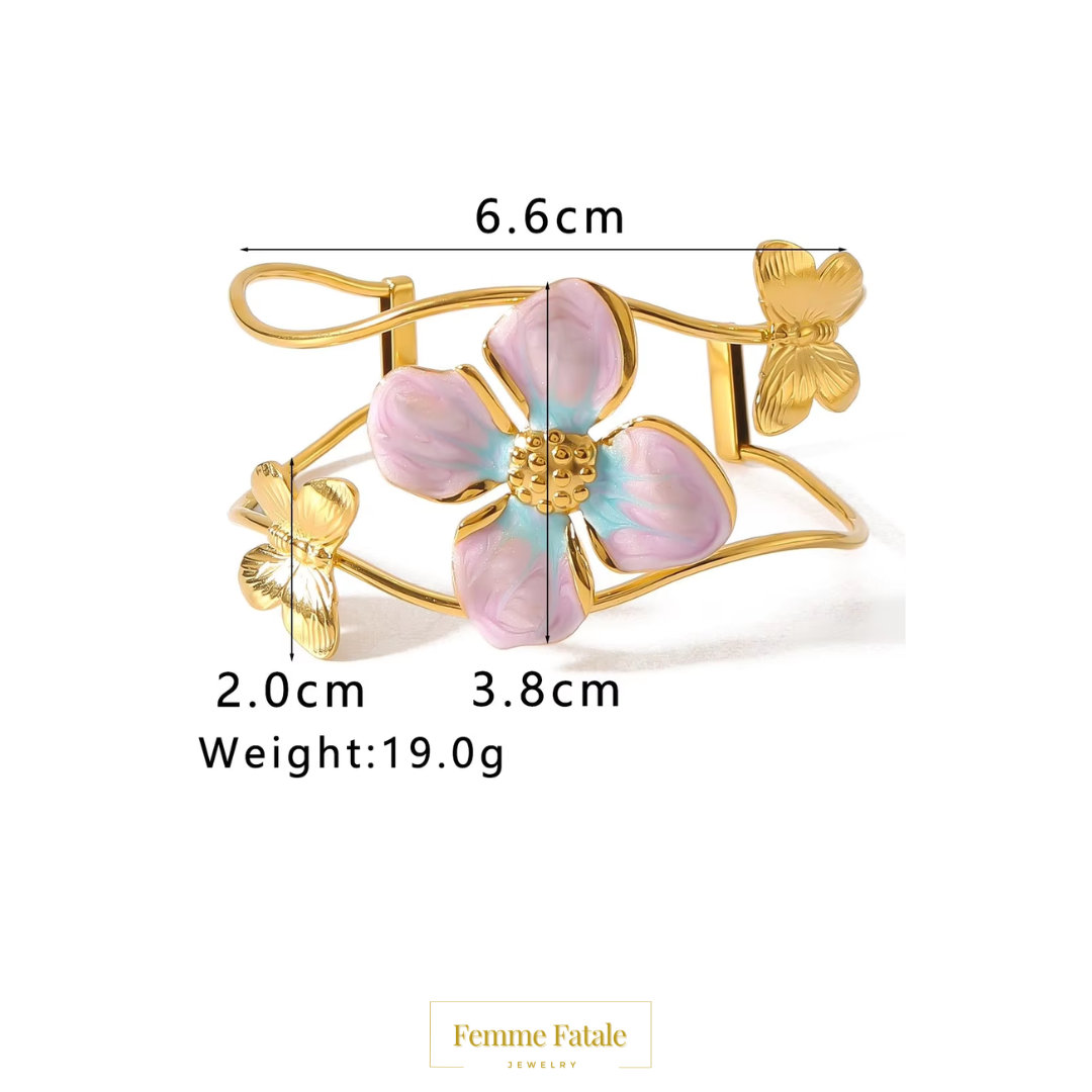 Fairy Orchid Botanica Bangle