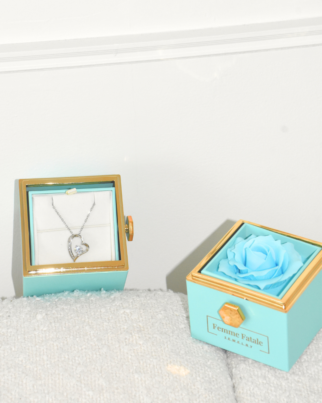 Forever Mother Necklace with Eternal Rose box