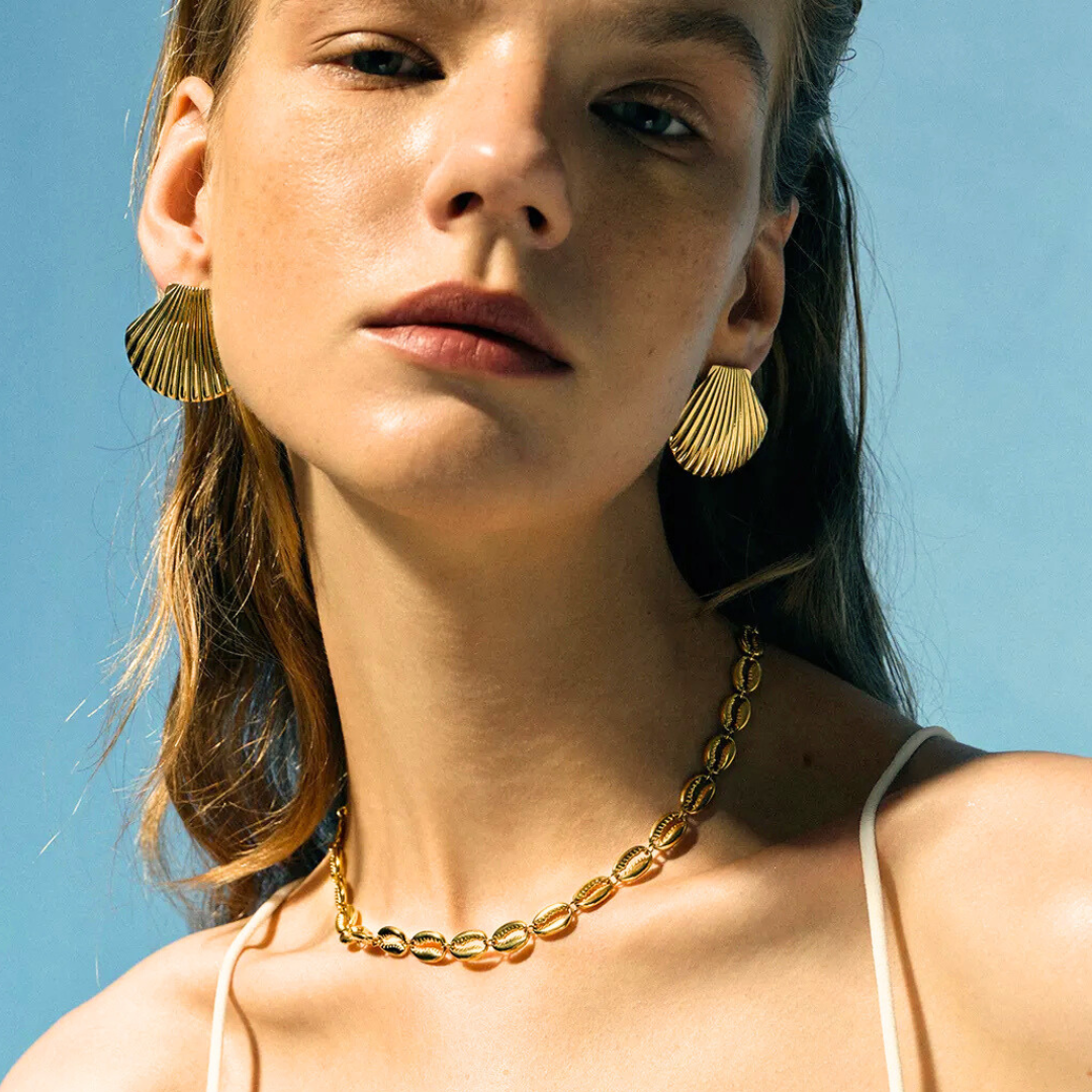 Seashell Stud Earrings