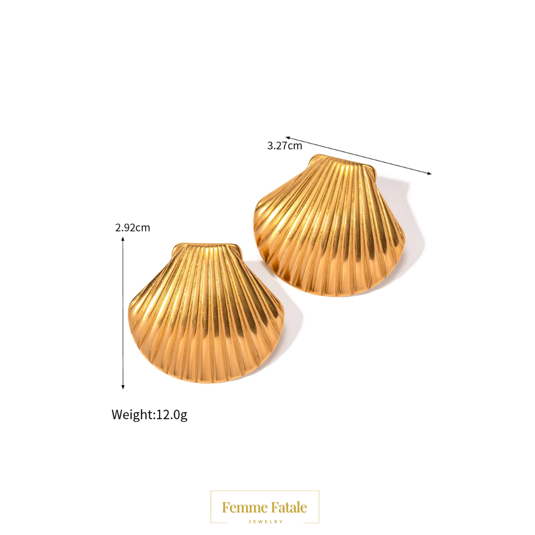 Seashell Stud Earrings