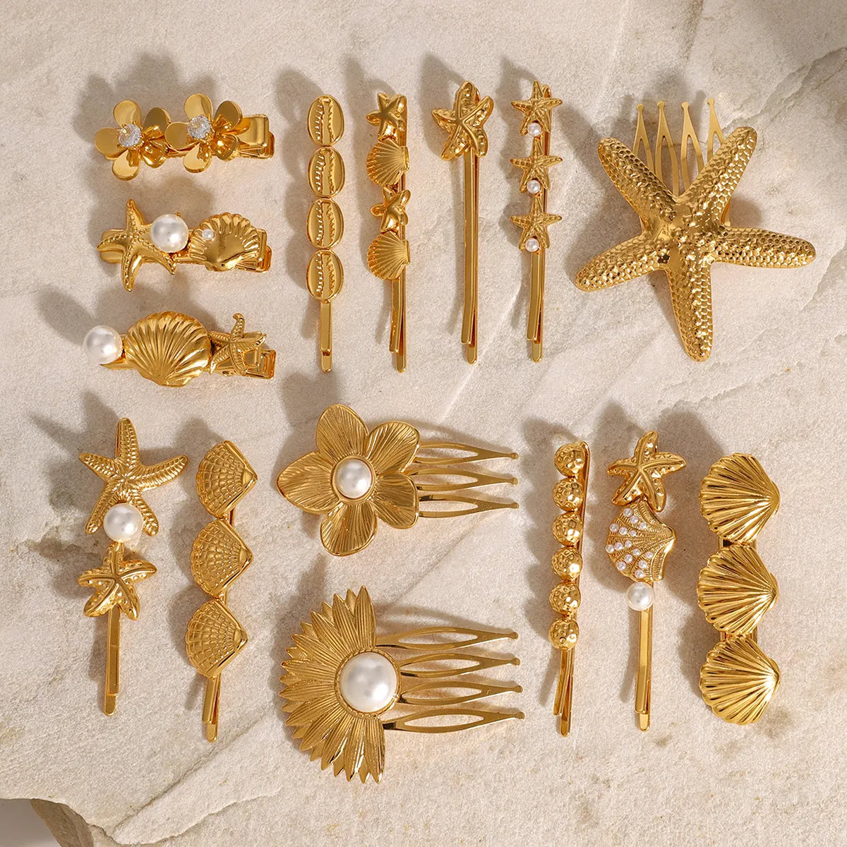 Sea Muse Hair Set Clip and Hairpin