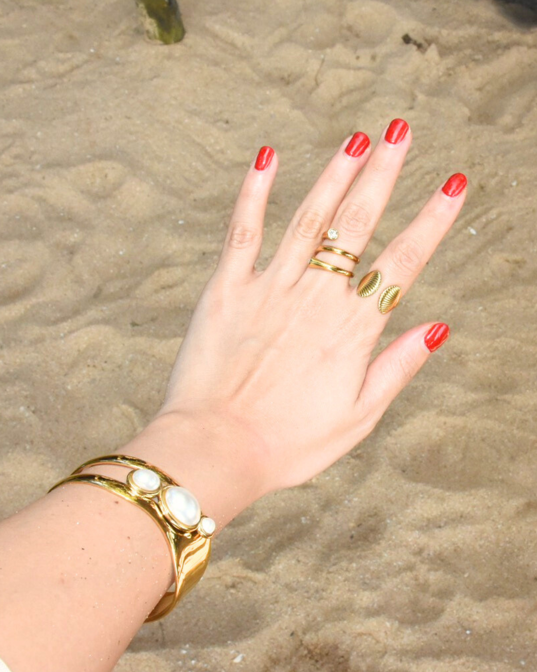 Shellin Open Rings