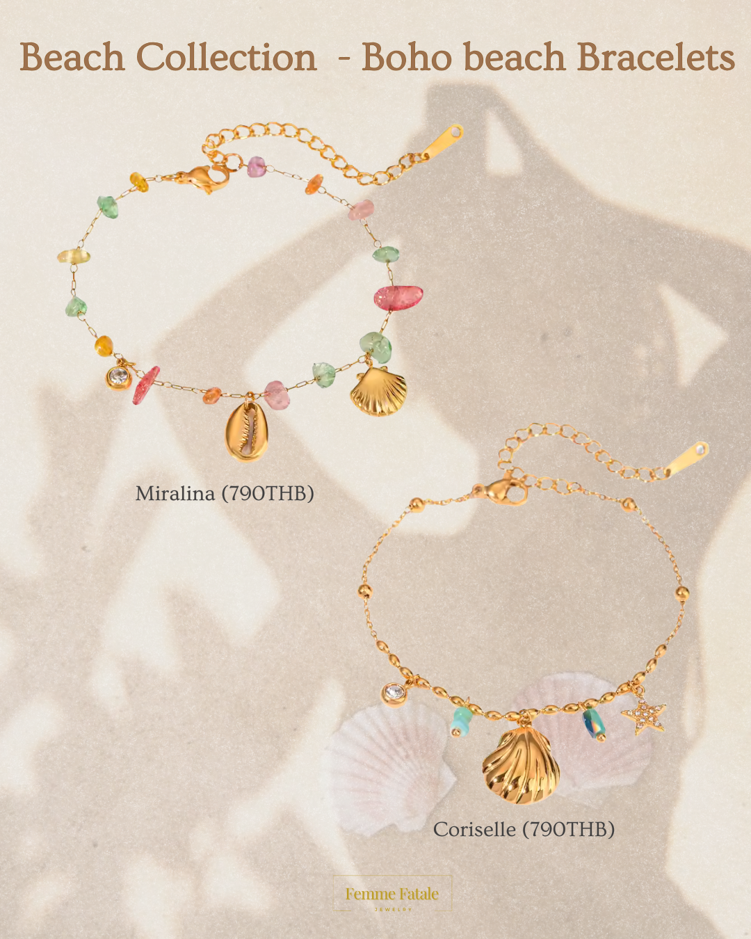 Coriselle Boho Beach Bracelets
