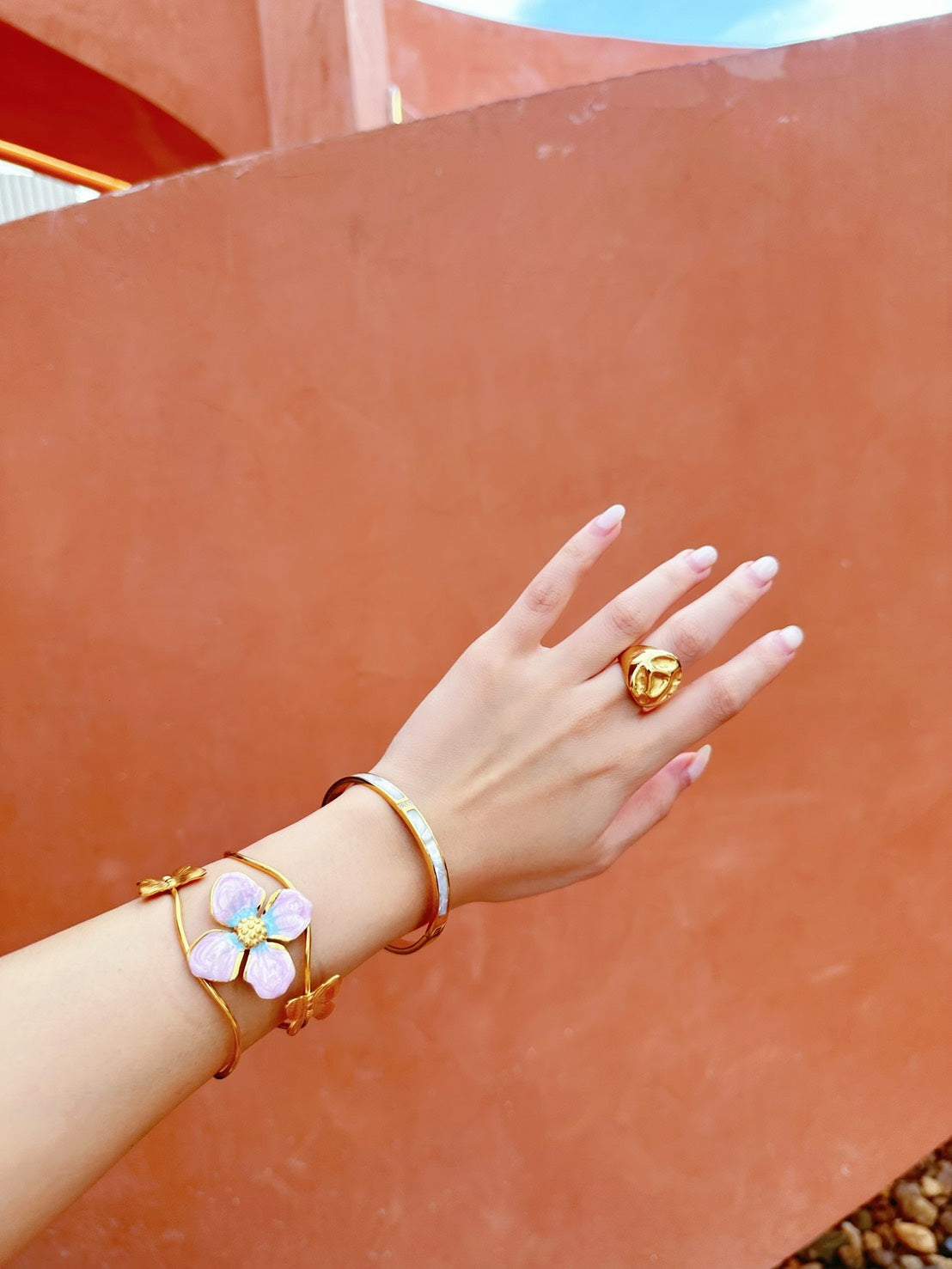 Fairy Orchid Botanica Bangle