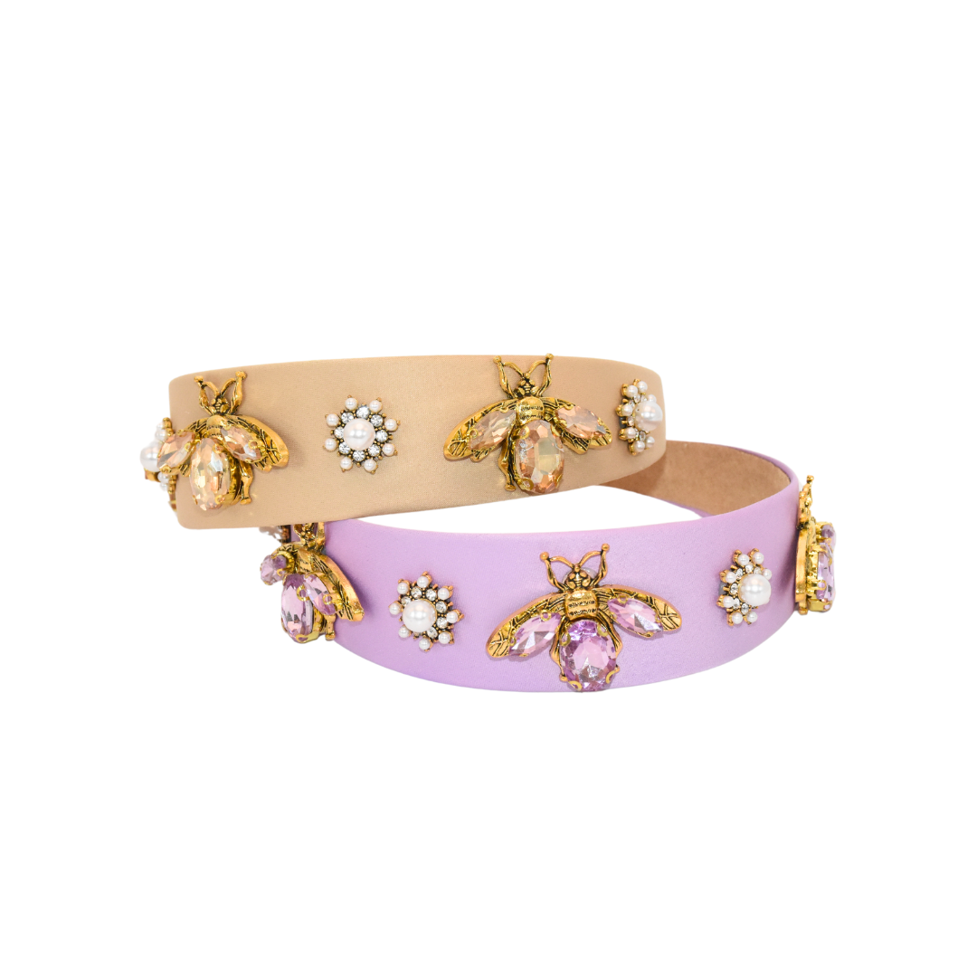 Royal Honeybee Crown Headband