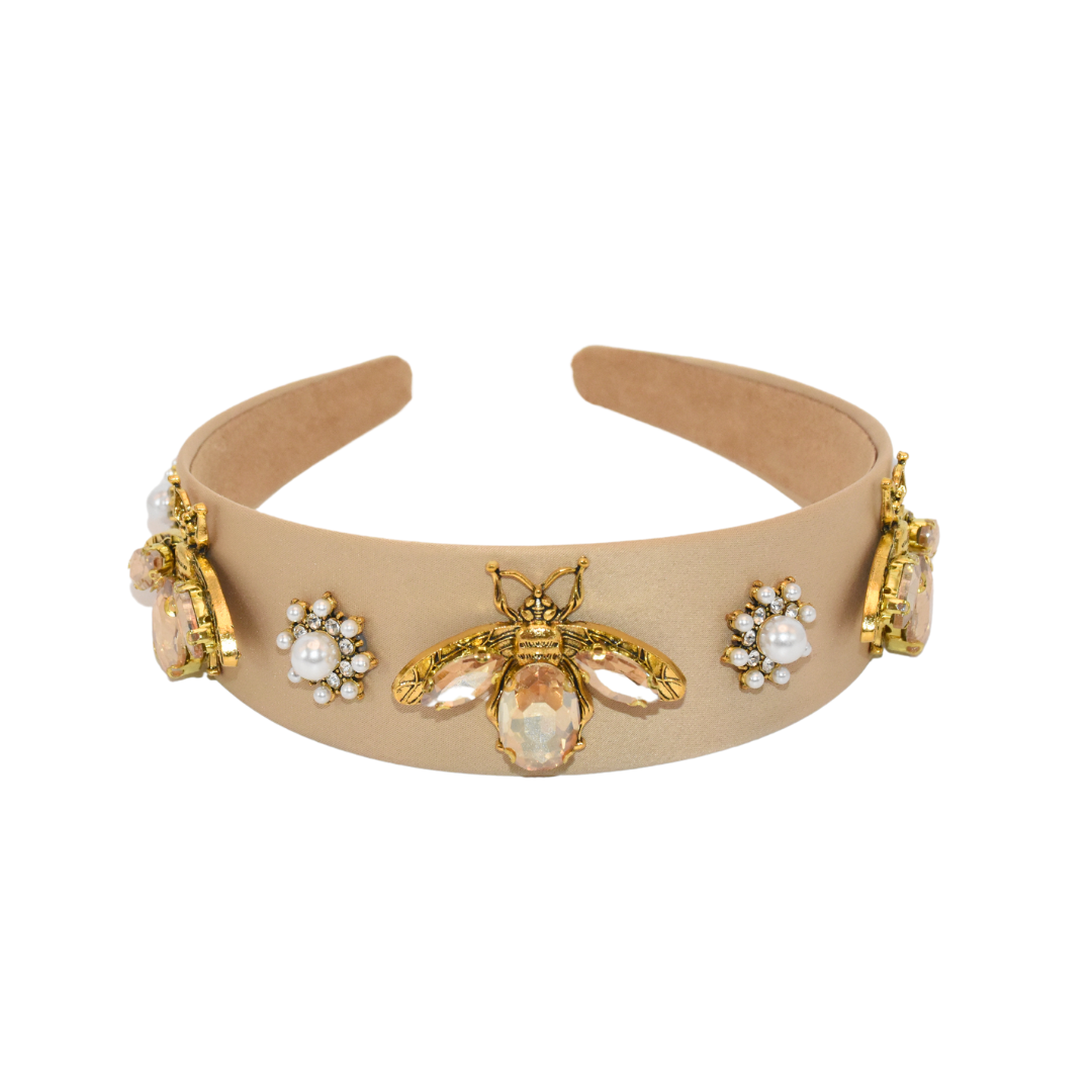 Royal Honeybee Crown Headband