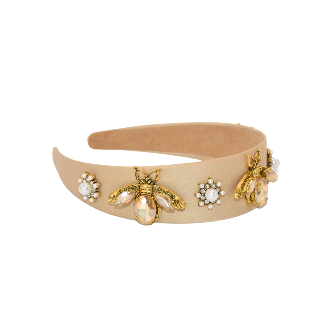 Royal Honeybee Crown Headband