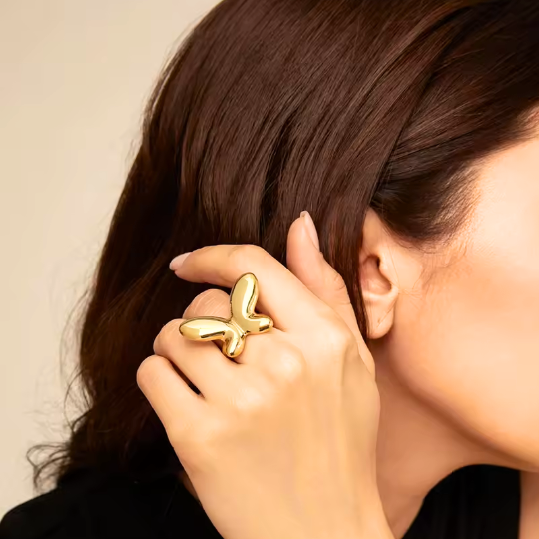 Majestic Monarch Butterfly Ring