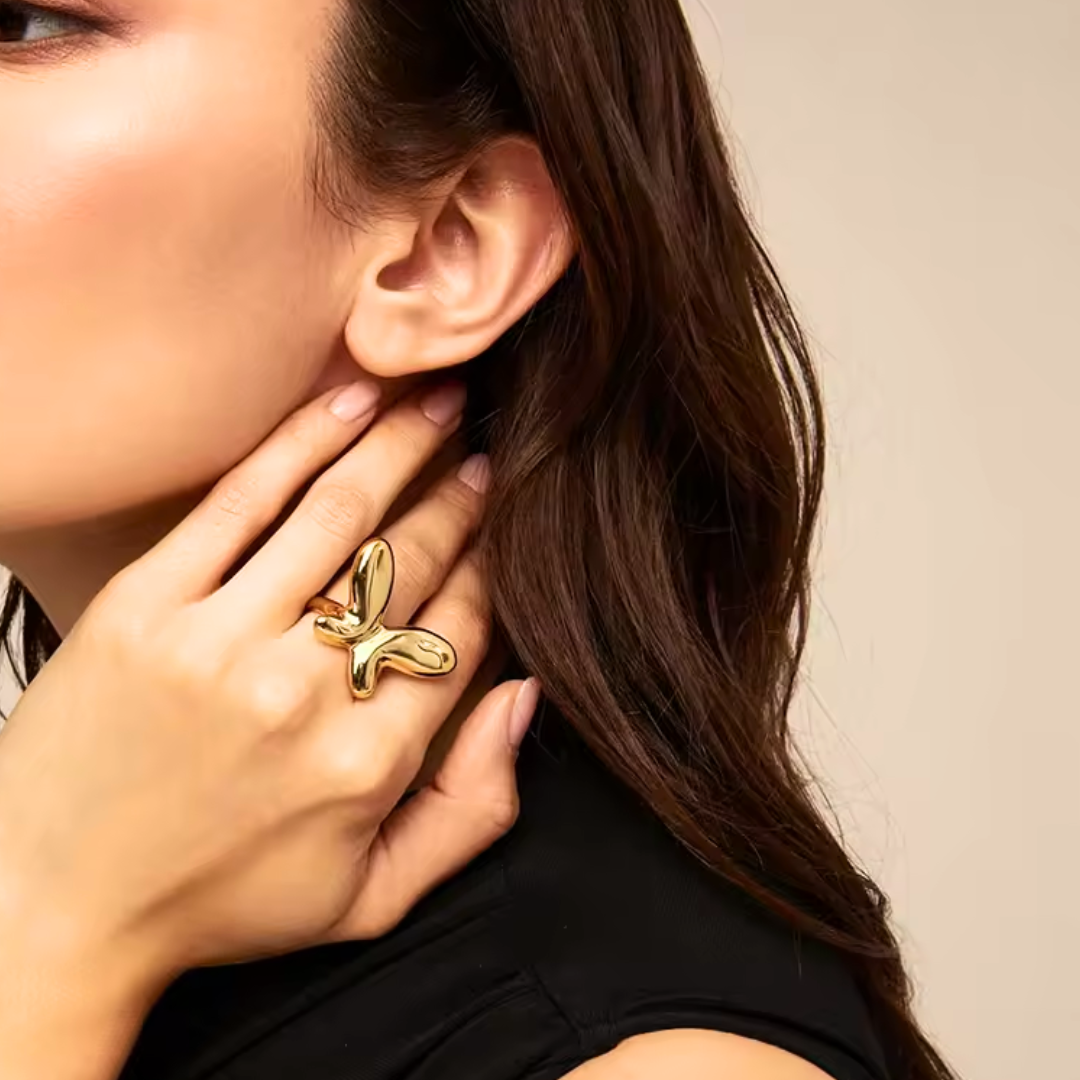 Majestic Monarch Butterfly Ring