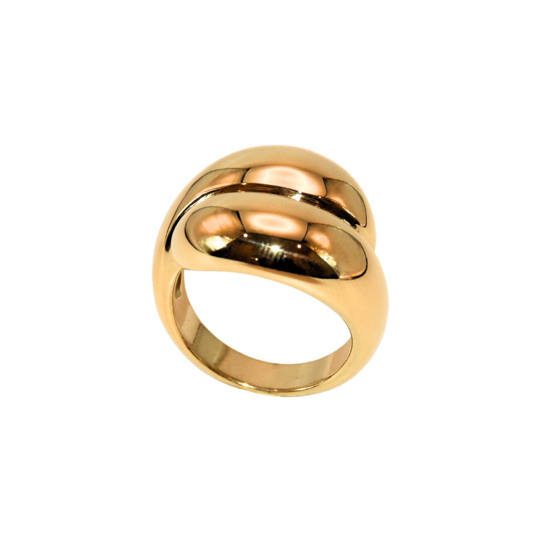 Divine Cross Chunky Stackable Ring