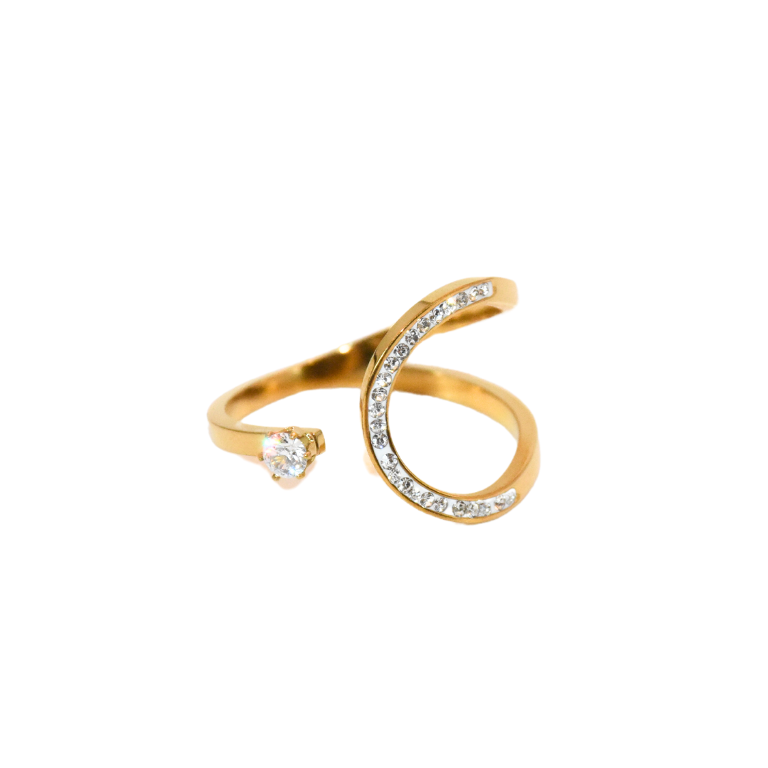 Opulent Zirconia Open Ring