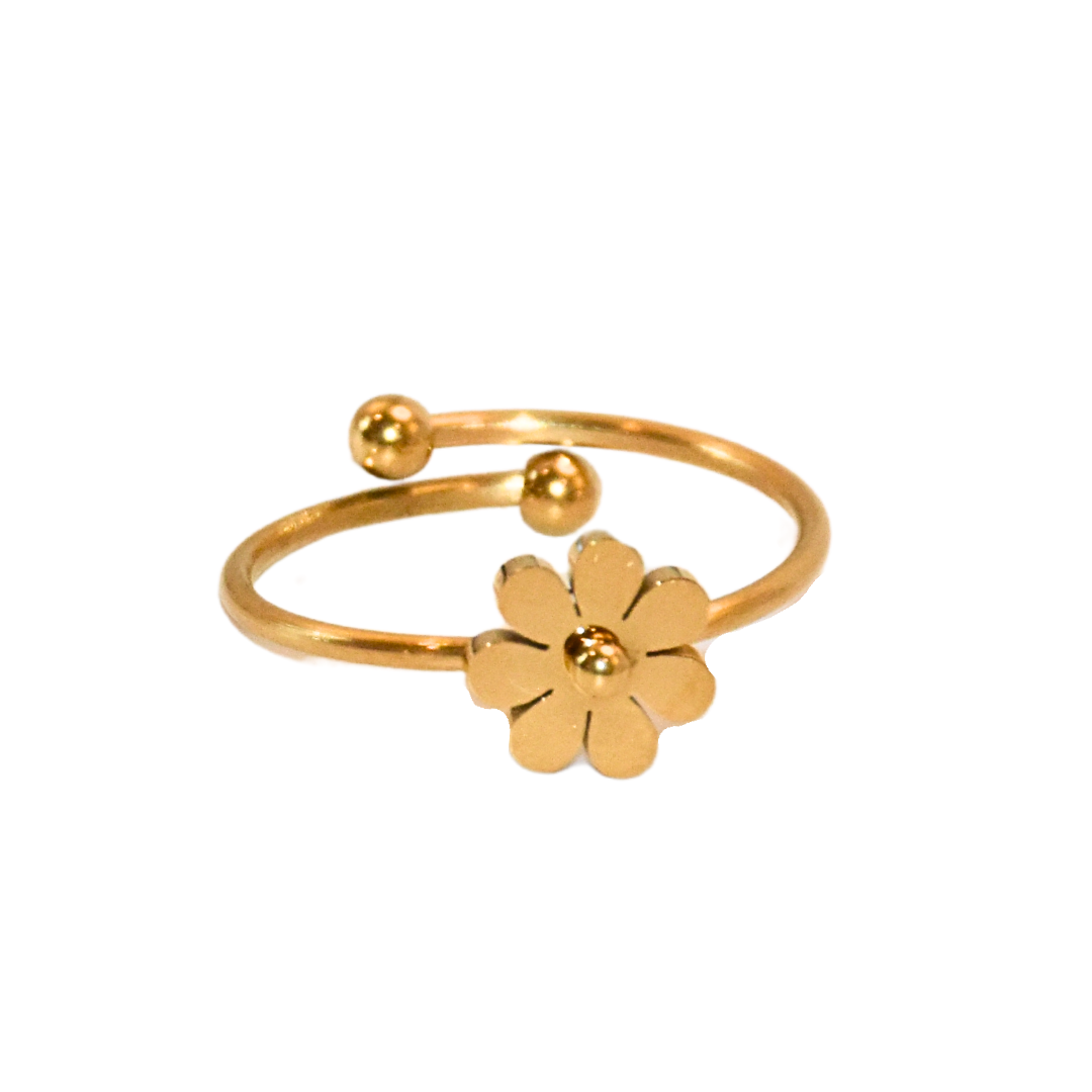 Dainty Daisy Bloom Ring