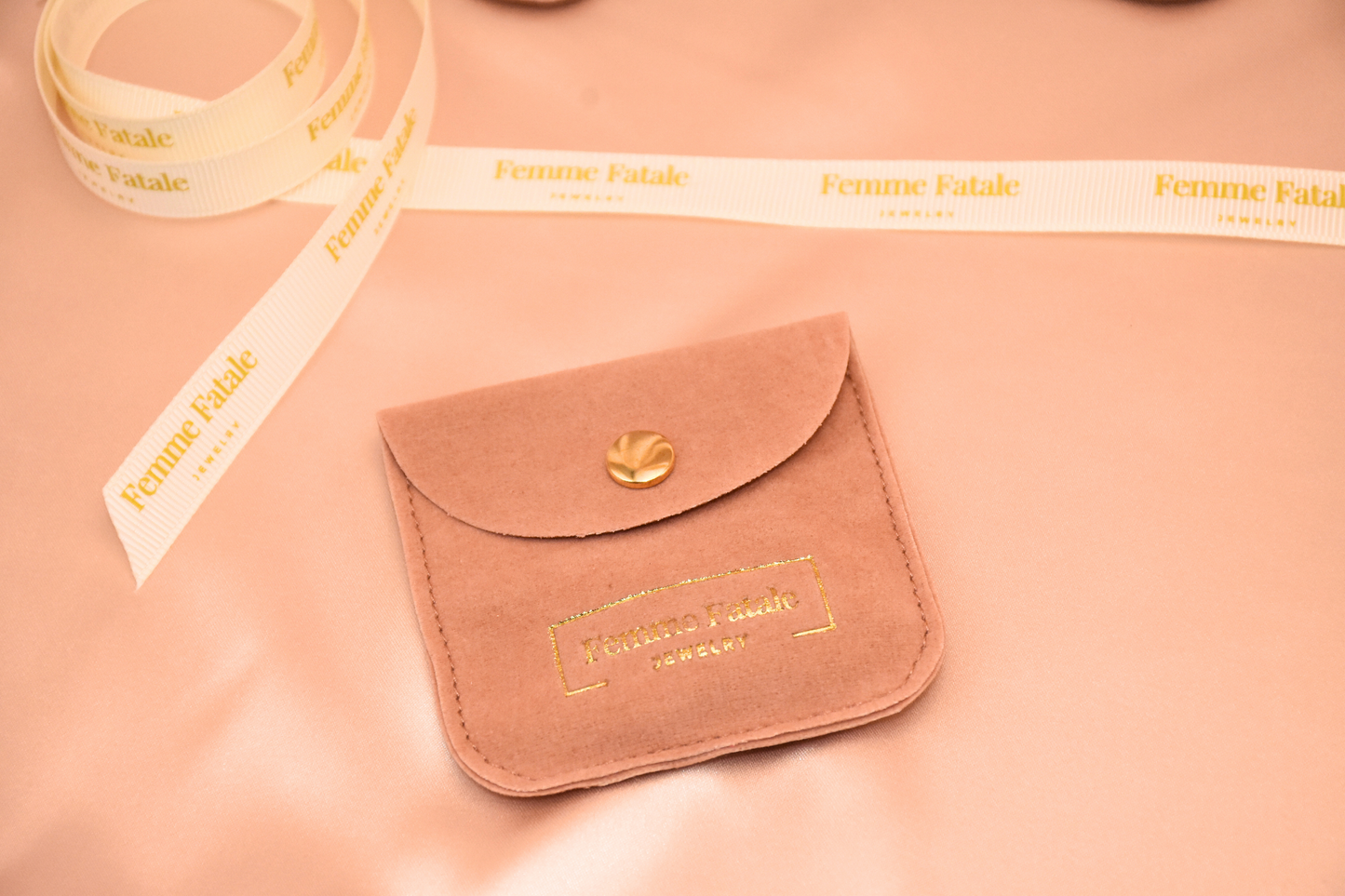 Femme Fatale Jewelry Double Velvet Pouch