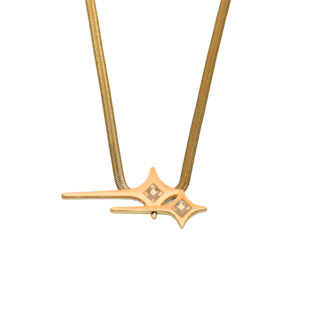 Mesmerizing Zirconia Star Choker Necklace