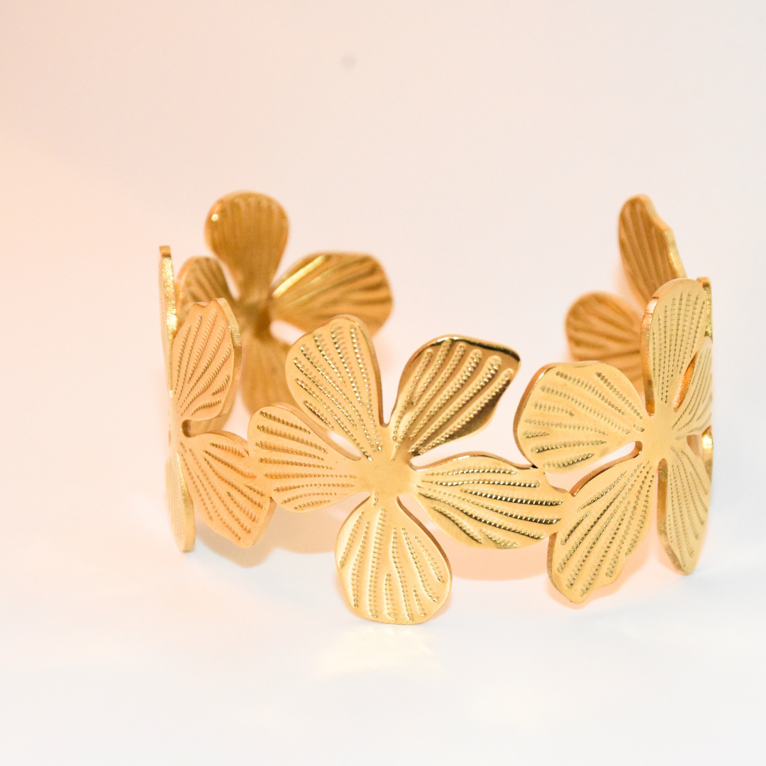 Gilded Blossom Grande Bangle