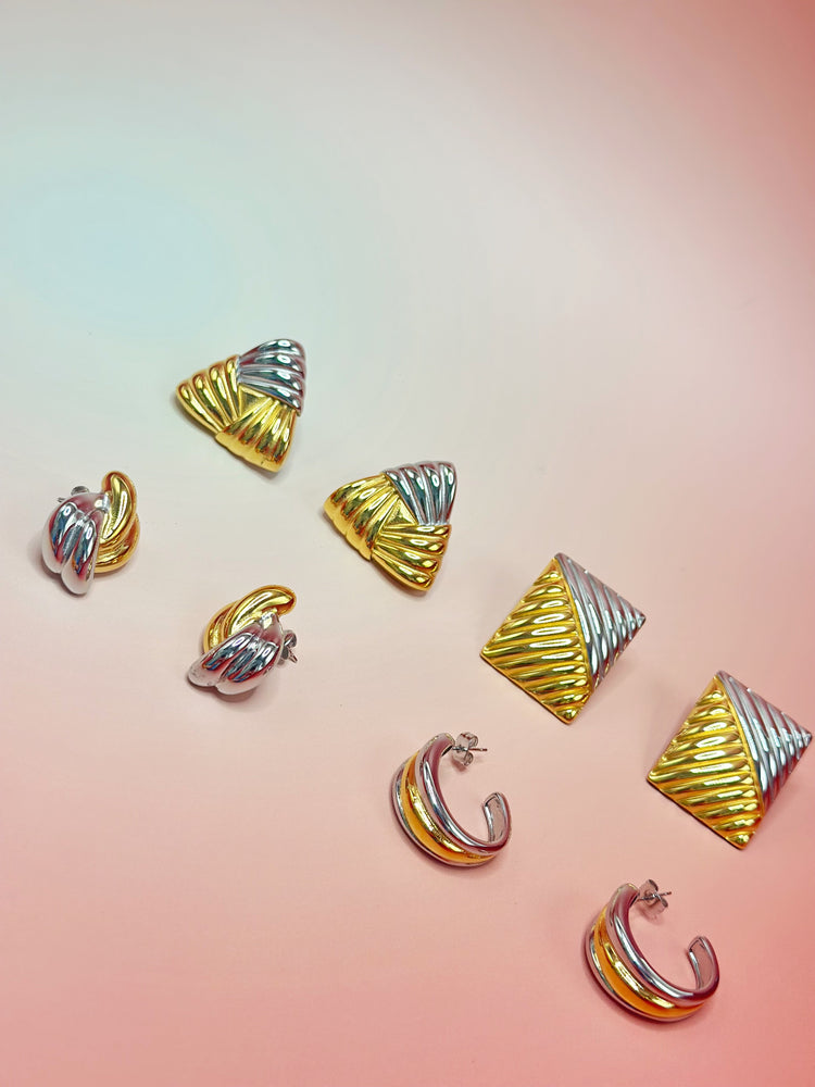 Two-Tone Golden Waves Collection