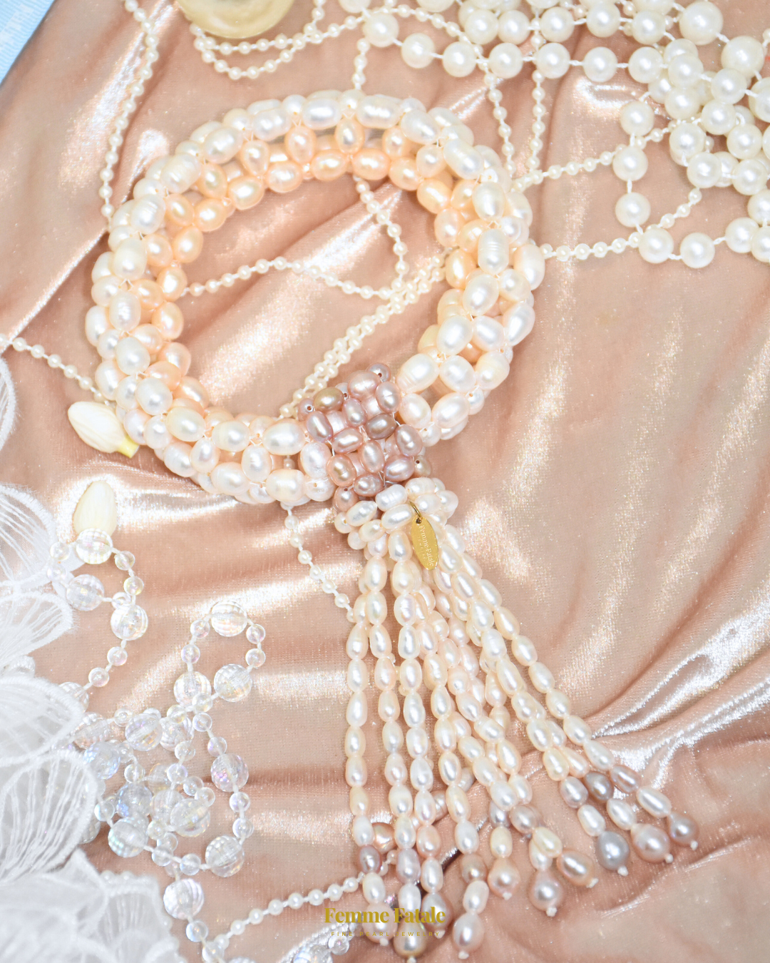 Mali Amour Freshwater Pearl Garland