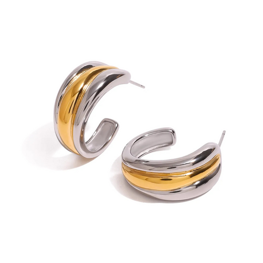 Two-Tone Harmony Hoops