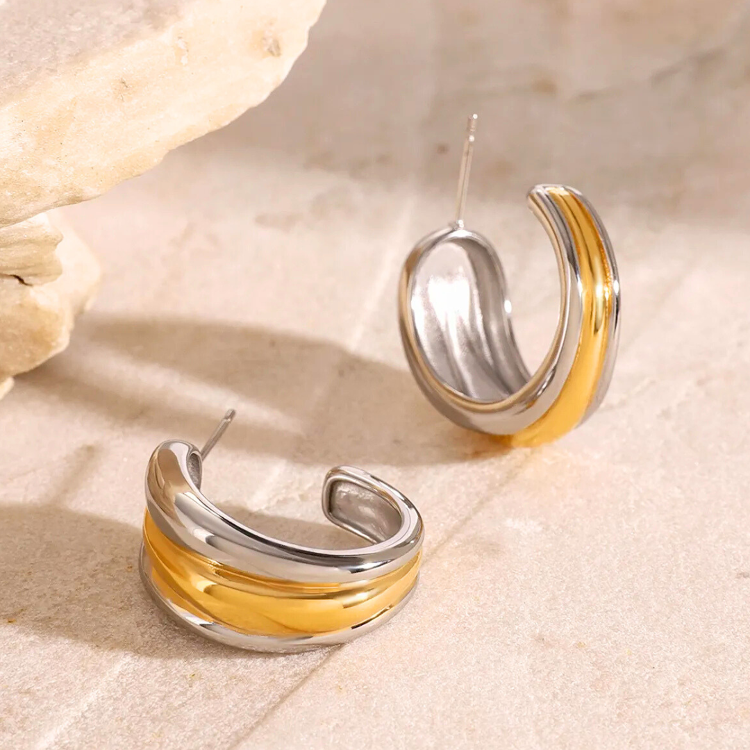 Two-Tone Harmony Hoops