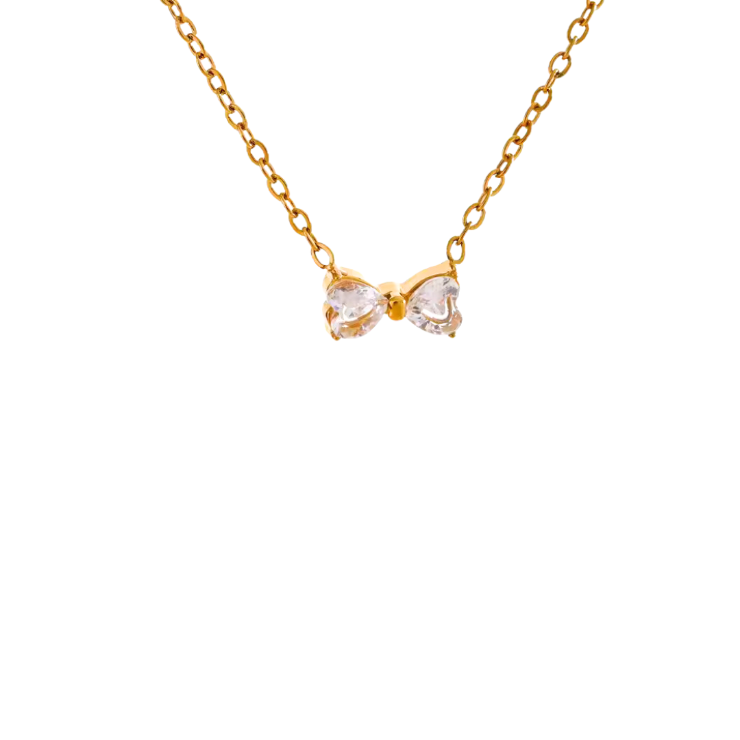 Winter Elegance Bow Necklace Collection