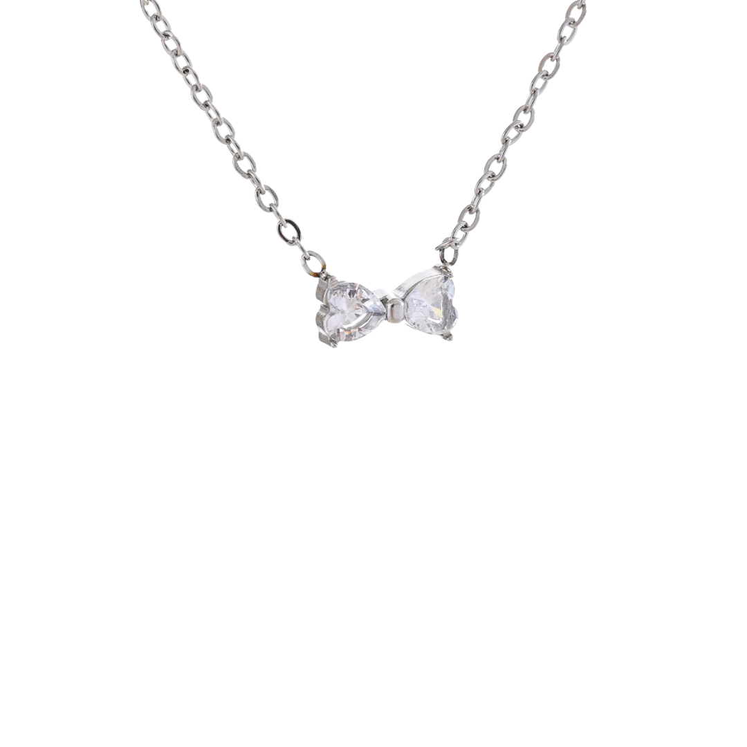 Winter Elegance Bow Necklace Collection