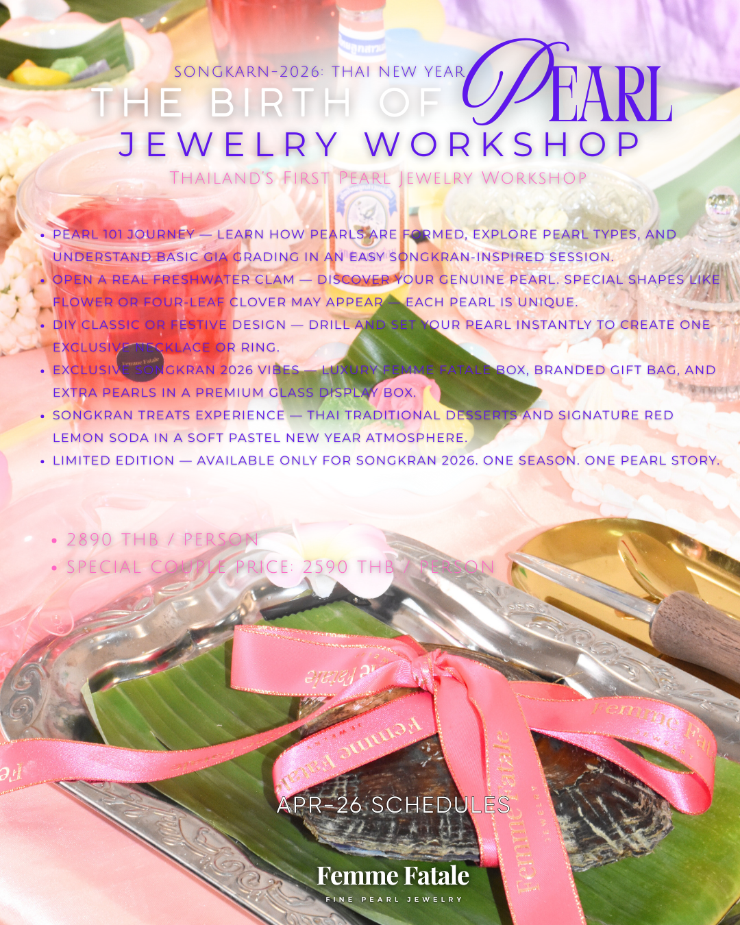 Songkarn Workshop 2026- Deposit - มัดจำ 50%