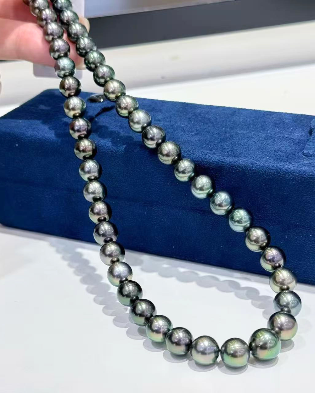 4A Tahitian Round Loose Strand - Peacock (8-10.8mm)