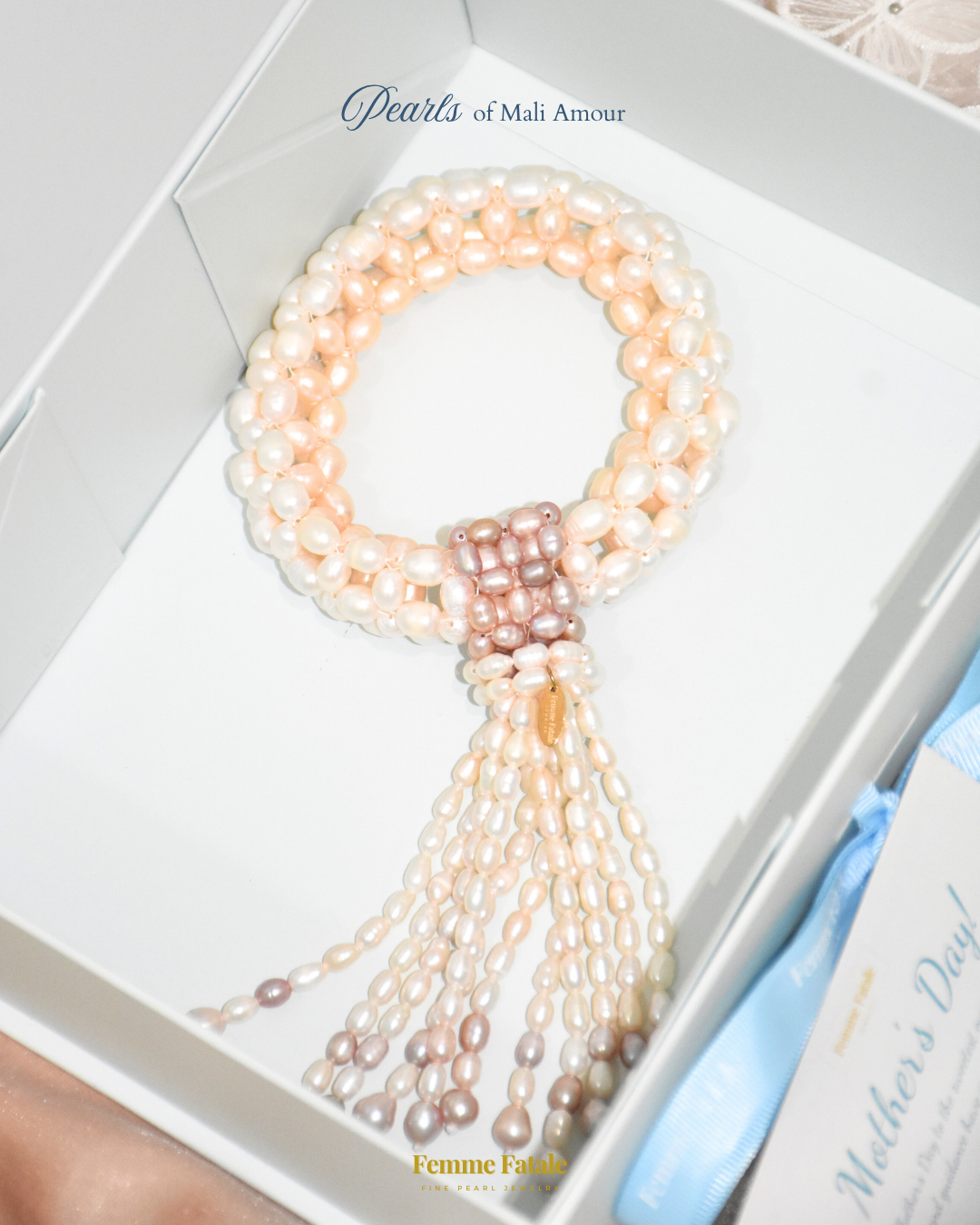 Mali Amour Freshwater Pearl Garland