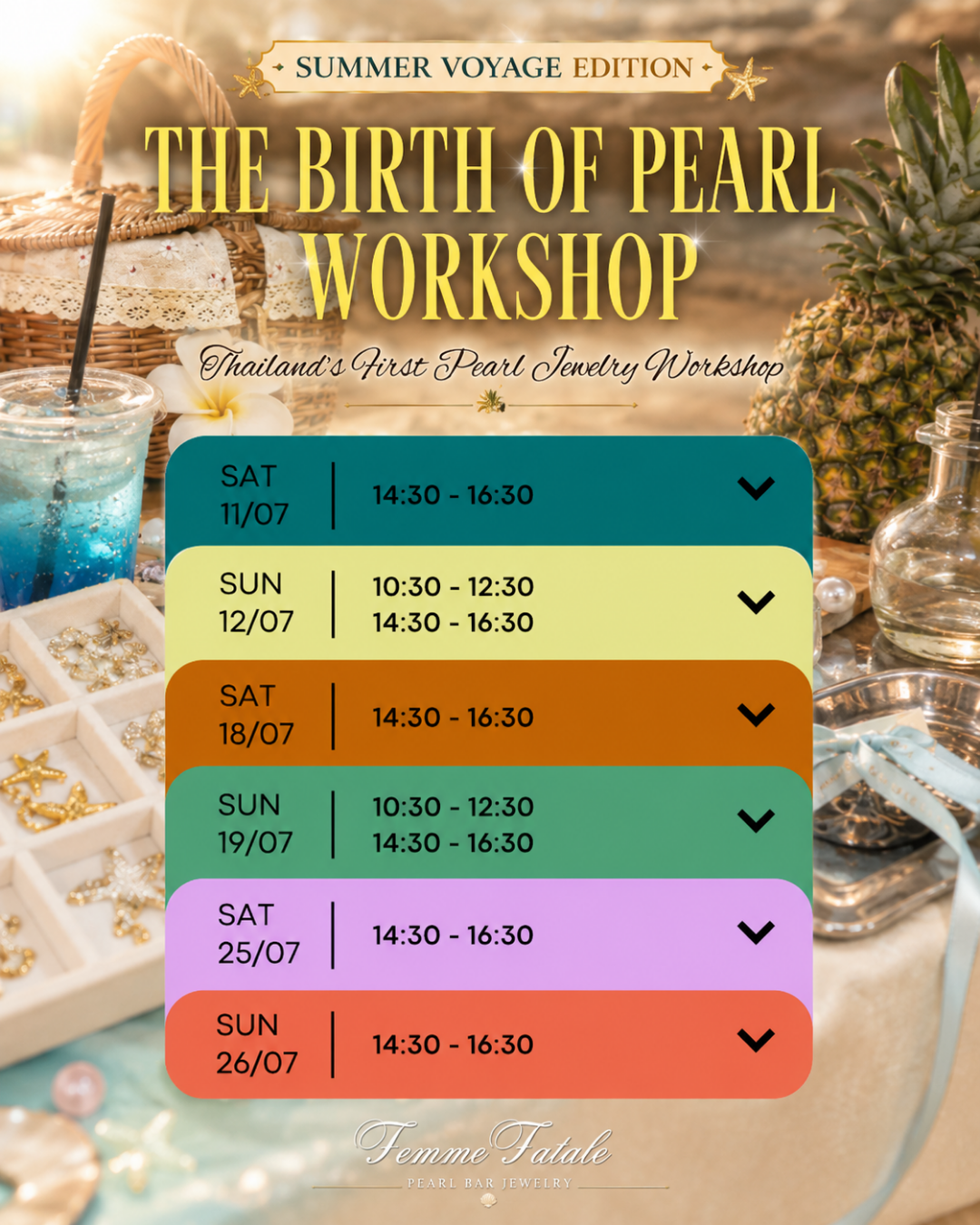 Summer Voyage July Workshop 2026- Deposit - มัดจำ 50%
