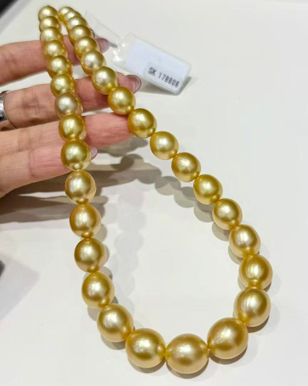 4A South Sea Golden Philippines Oval Loose Strand - Gold (10-13mm)
