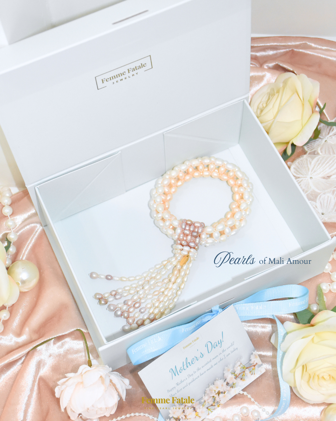 Mali Amour Freshwater Pearl Garland