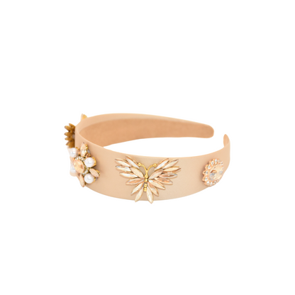 Royal Butterfly Diamond Crystal Headband