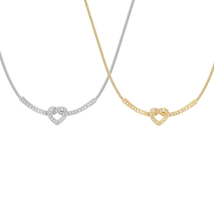 Infinite Love Zircon Pendant Necklace